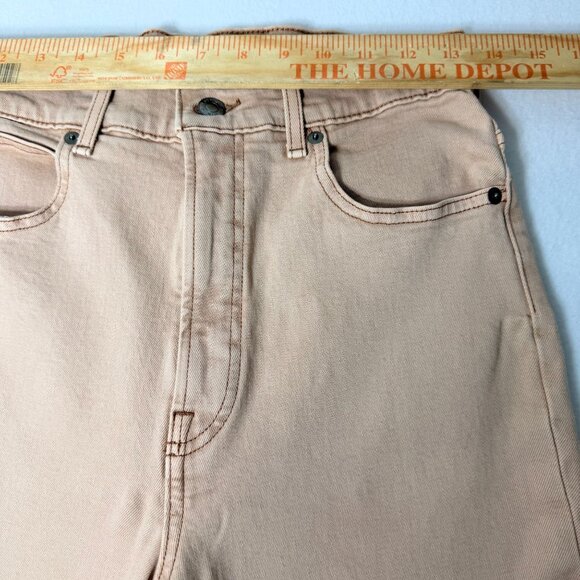 Everlane Way High Slim Jeans Womens 25 Beige Mid Rise Organic Cotton Stretch - Picture 8 of 14